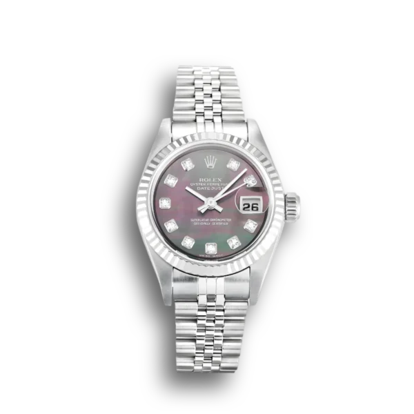 Photo 1 - Datejust Rolex Lady-Datejust Ref.79174 26mm Black Mother of Pearl Dial