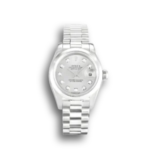 Photo 3 - Datejust Rolex Lady-Datejust Ref.179166 26mm Silver Dial