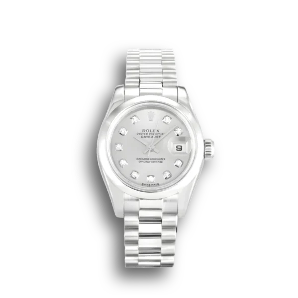 Photo 1 - Datejust Rolex Lady-Datejust Ref.179166 26mm Silver Dial