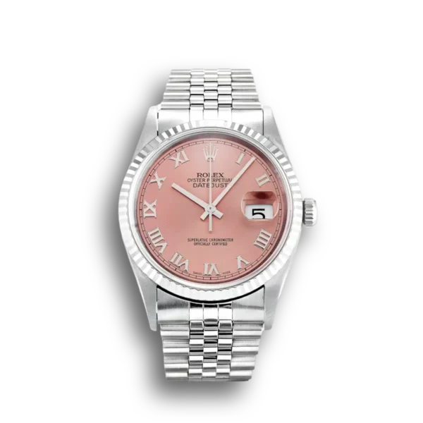 Photo 1 - Men Replica Rolex Rolex Datejust Ref.16234 36mm Pink Dial