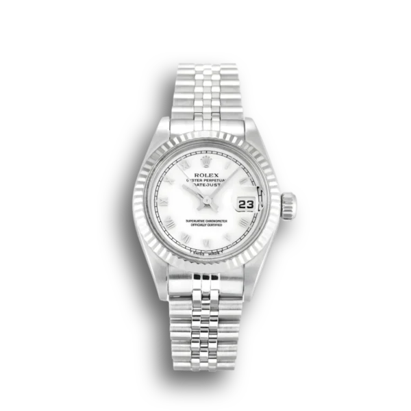 Photo 1 - Women Replica Rolex Rolex Lady-Datejust Ref.69174 26mm White Dial