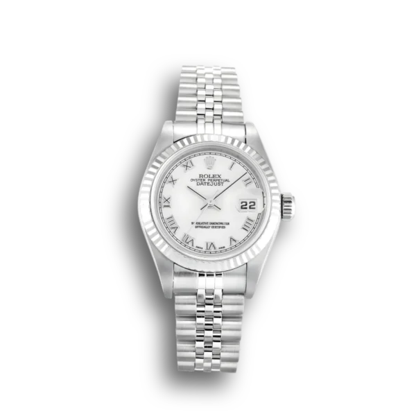 Photo 1 - Women Replica Rolex Rolex Lady-Datejust Ref.79174 25mm White Dial