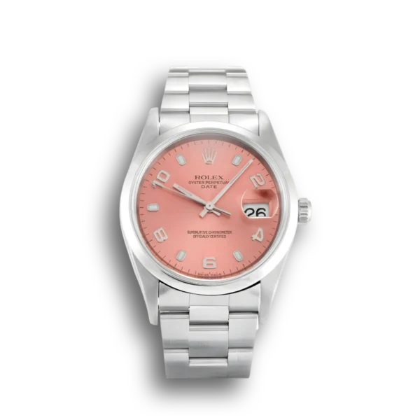 Photo 1 - Oyster Perpetual Date Rolex Oyster Perpetual Date 34mm Dial Salmon Ref.15200