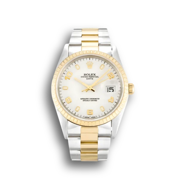 Photo 1 - Oyster Perpetual Date Rolex Oyster Perpetual Date 34mm Dial White Ref.15223