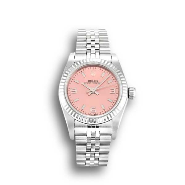 Photo 1 - Oyster Perpetual Date Rolex Oyster Perpetual Lady 26mm Dial Salmon Ref.76094