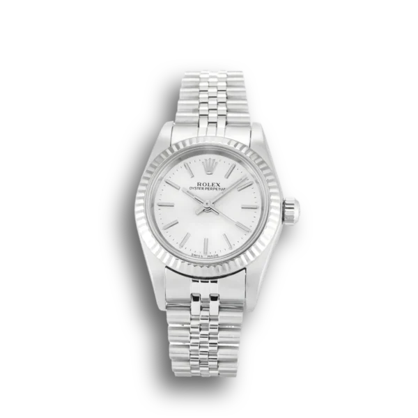 Photo 1 - Oyster Perpetual Date Rolex Oyster Perpetual Lady 24mm Dial Silver Ref.67194