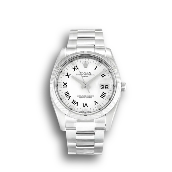 Photo 1 - Oyster Perpetual Date Rolex Oyster Perpetual Date 34mm Dial White Ref.115210