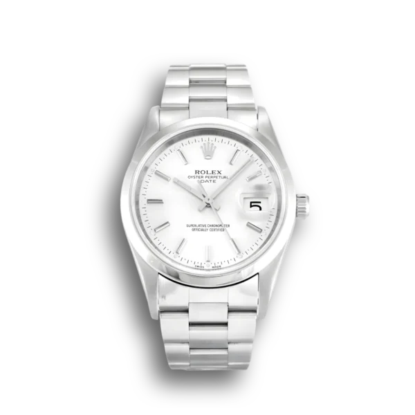 Photo 2 - Oyster Perpetual Date Rolex Oyster Perpetual Date 34mm Dial Silver Ref.15200