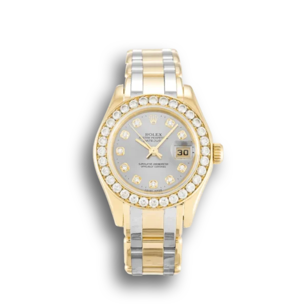 Photo 2 - Women Replica Rolex Rolex Pearlmaster 29mm Dial Champagne Ref.80298