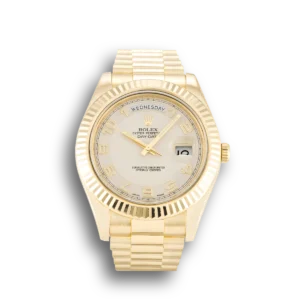 Photo 2 - Day-Date Rolex Day-Date II Ref.218238 41mm Ivory Dial