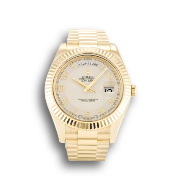 Photo 1 - Day-Date Rolex Day-Date II Ref.218238 41mm Ivory Dial