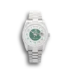 Photo 15 - Men Replica Rolex Rolex Day-Date Ref.118346 36mm Dial Green-Silver with diamonds