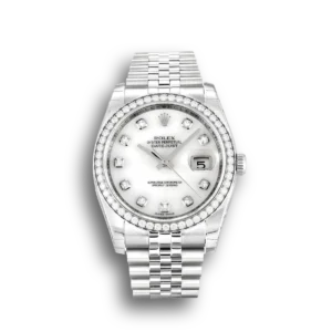 Photo 12 - Men Replica Rolex Rolex Datejust Ref.116244 36mm White Mother of Pearl Dial