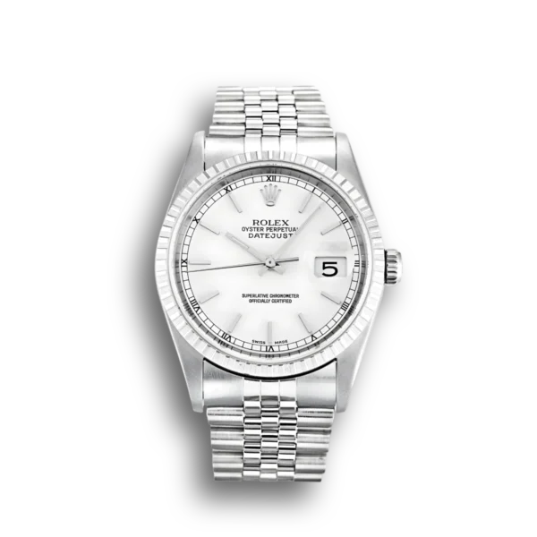 Photo 1 - Men Replica Rolex Rolex Datejust Ref.16220 36mm White Dial