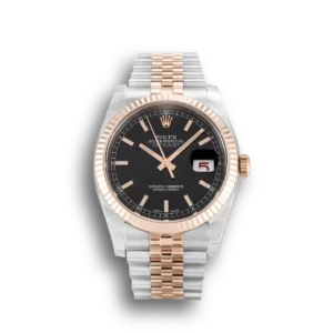 Photo 9 - Datejust Rolex Lady-Datejust Ref.179171 36mm Rose Gold Black Dial