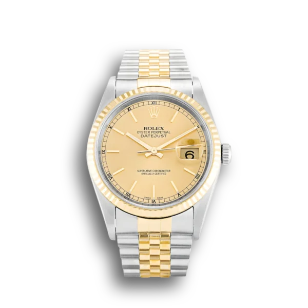 Photo 1 - Men Replica Rolex Rolex Datejust Ref.16233 36mm Champagne Dial