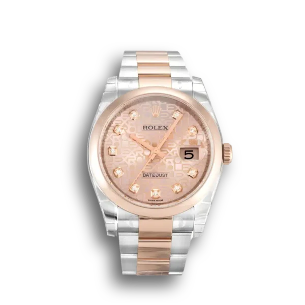 Photo 1 - Men Replica Rolex Rolex Datejust Ref.116201 36mm Rose Dial