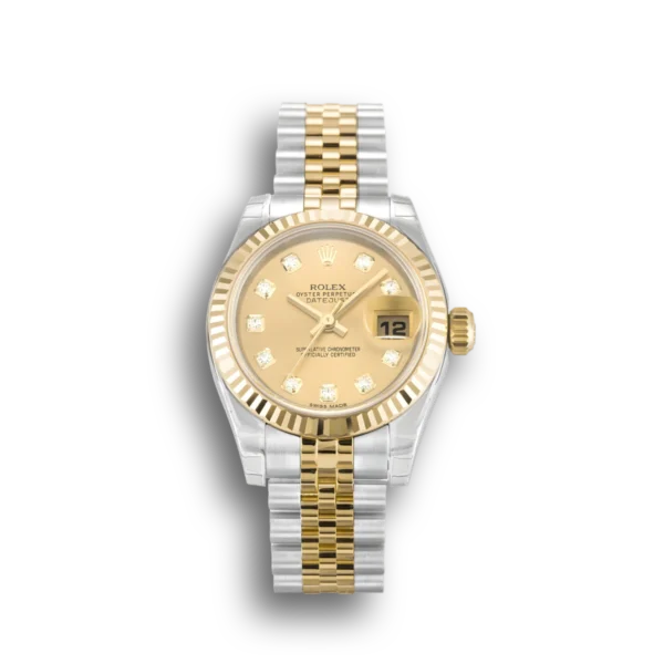 Photo 1 - Datejust Rolex Lady-Datejust Ref.179173 26mm Champagne Dial