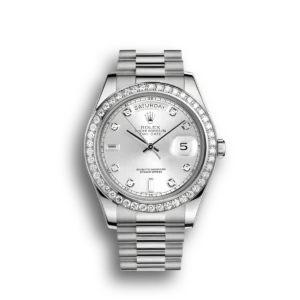 Photo 7 - Day-Date Rolex Day-Date Ref.118346 36mm Silver Dial