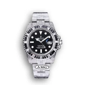 Photo 27 - Diamond Replica Rolex Rolex Submariner Iced Out Ref.116610LN 40mm Black Dial