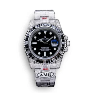 Photo 5 - Diamond Replica Rolex Rolex Submariner Iced Out Ref.116610LN 40mm Black Diamond Bezel