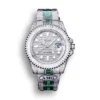 Photo 21 - Diamond Replica Rolex Rolex GMT-Master II 40mm Ref.116769TBR Green Diamonds Bracelet