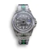 Photo 19 - Diamond Replica Rolex Rolex GMT-Master II Ref.116769TBR 40mm Green Diamonds Bracelet