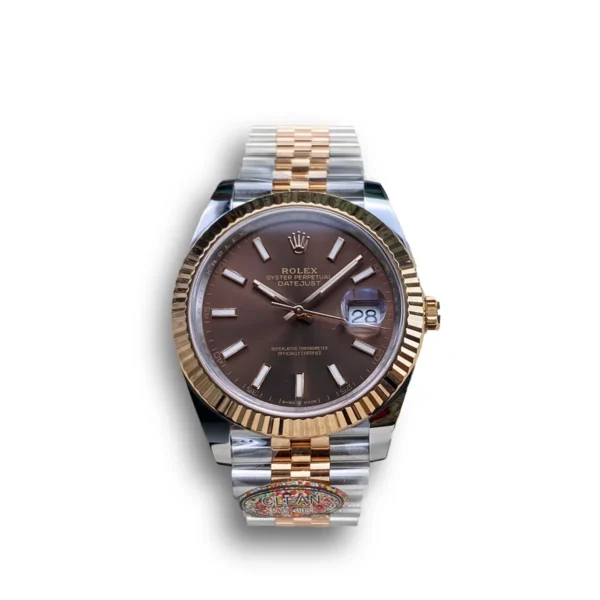 Photo 1 - Men Replica Rolex Rolex Datejust Ref. m126331 41mm Chocolate Dial Jubilee Bracelet