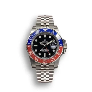 Photo 11 - Men Replica Rolex Rolex GMT-Master II 40mm Dial Black Ref.126710BLRO Jubilee