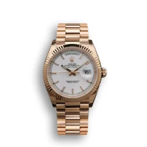 Photo 5 - Day-Date Rolex Day-Date Ref. 128238 36mm White Dial Rose Gold