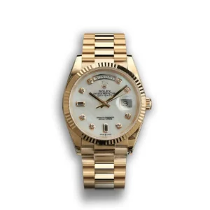 Photo 8 - Day-Date Rolex Day-Date Ref. 128238 36mm Mother of Pearl Diamonds Dial