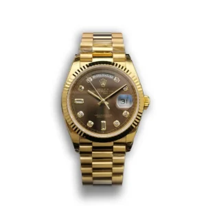 Photo 8 - Gold Replica Rolex Rolex Day-Date Ref. 128238 36mm Chocolate Dial Yellow Gold