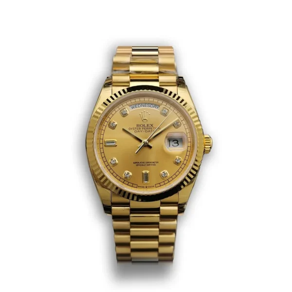 Photo 1 - Day-Date Rolex Day-Date Ref. 128238 36mm Gold Dial Yellow Gold