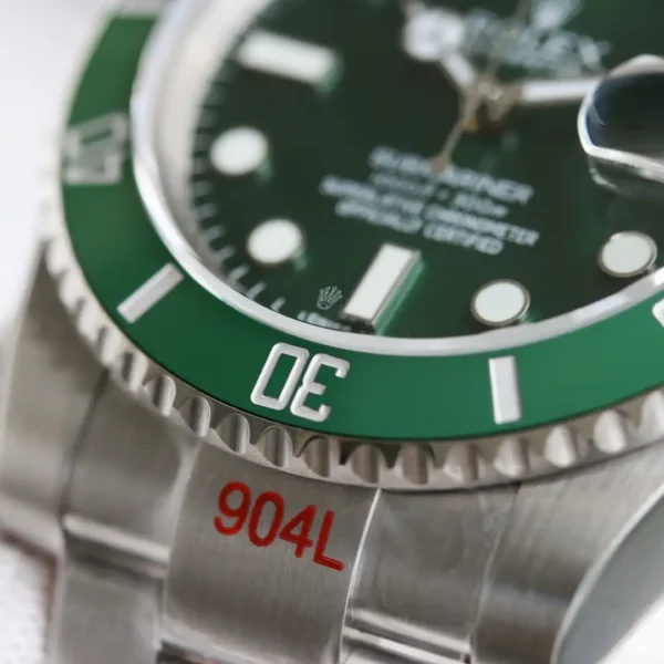 Photo 6 - Men Replica Rolex Rolex Submariner SUB Ref.116610 40mm Green Dial