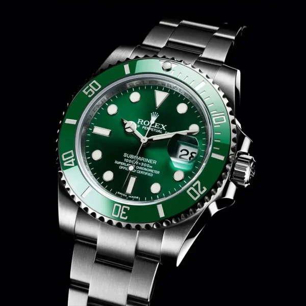 Photo 10 - Men Replica Rolex Rolex Submariner SUB Ref.116610 40mm Green Dial