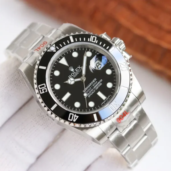 Photo 2 - Men Replica Rolex Rolex Submariner SUB Ref.116610 40mm Black Dial