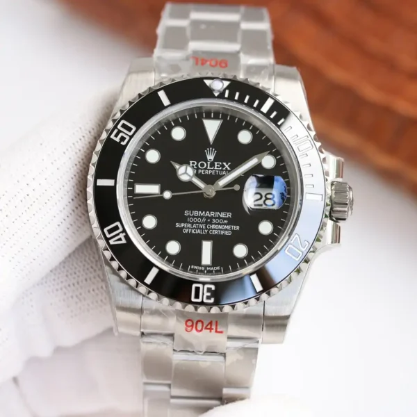 Photo 3 - Men Replica Rolex Rolex Submariner SUB Ref.116610 40mm Black Dial