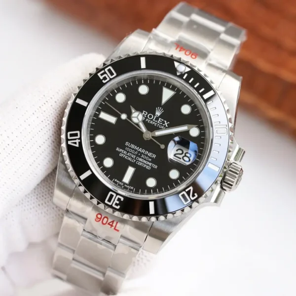 Photo 4 - Men Replica Rolex Rolex Submariner SUB Ref.116610 40mm Black Dial