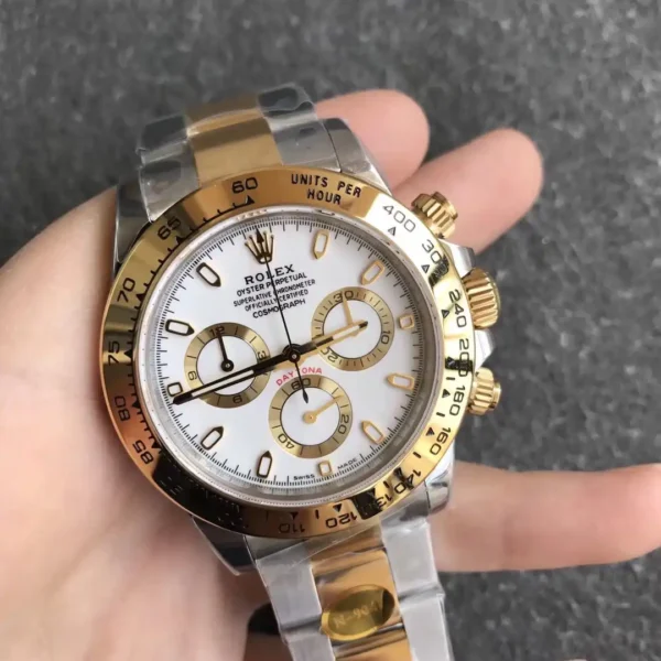 Photo 5 - Daytona Rolex Super Universe Chronograph Daytona ref.116503 White Dial