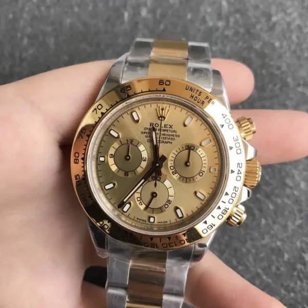 Photo 2 - Daytona Rolex Super Universe Chronograph Daytona ref.116503 Gold Dial