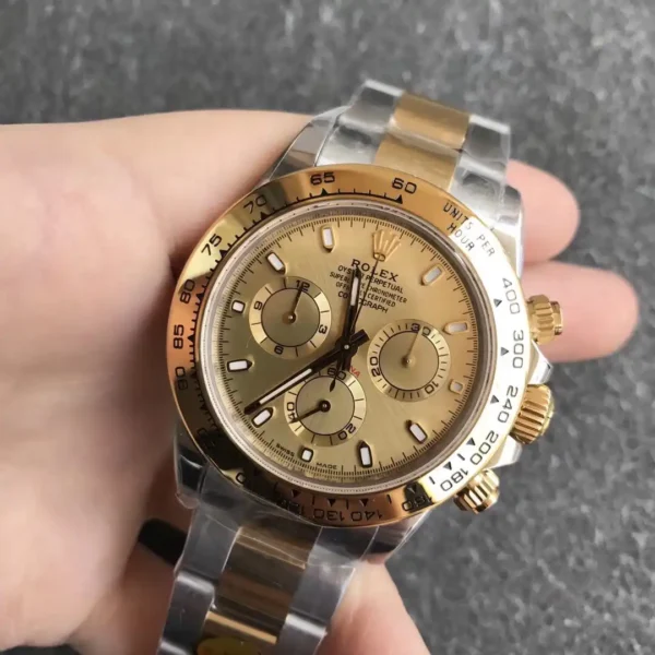 Photo 3 - Daytona Rolex Super Universe Chronograph Daytona ref.116503 Gold Dial