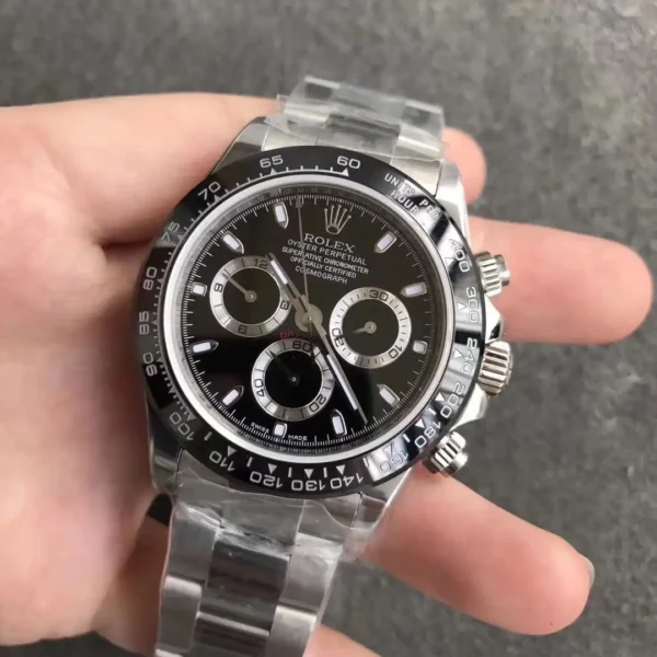 Photo 3 - Daytona Rolex Super Universe Chronograph Daytona ref.116500 Black Dial