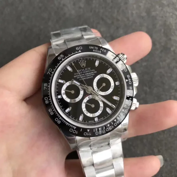 Photo 4 - Daytona Rolex Super Universe Chronograph Daytona ref.116500 Black Dial