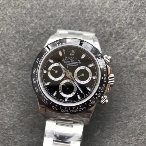 Photo 7 - Daytona Rolex Super Universe Chronograph Daytona ref.116500 Black Dial