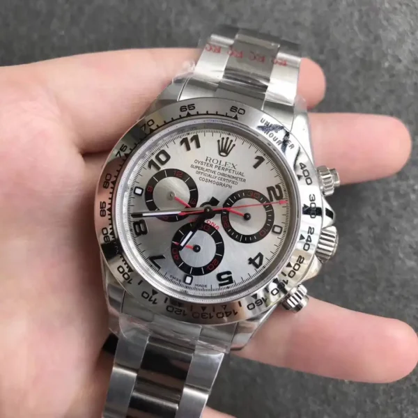 Photo 6 - Daytona Rolex Super Universe Chronograph Daytona ref.116500 Dial Silver