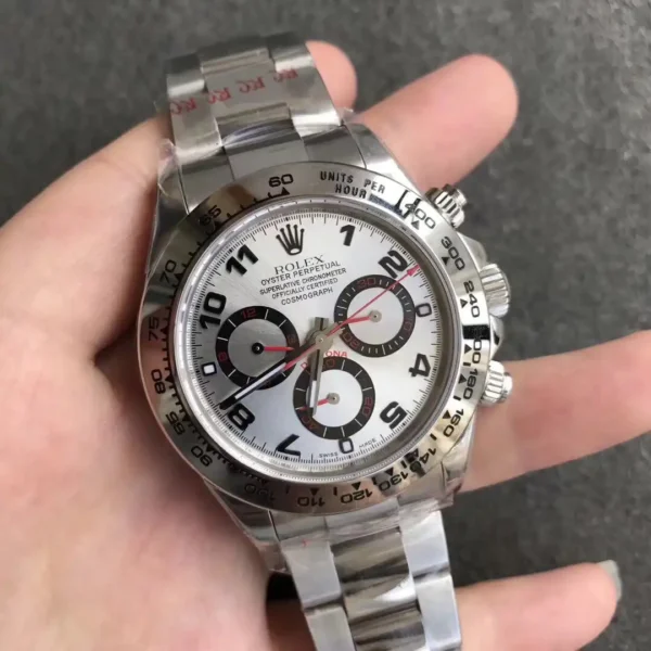 Photo 4 - Daytona Rolex Super Universe Chronograph Daytona ref.116500 Dial Silver