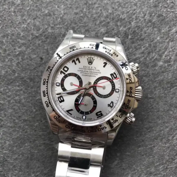 Photo 7 - Daytona Rolex Super Universe Chronograph Daytona ref.116500 Dial Silver