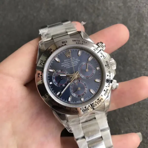 Photo 4 - Daytona Rolex Super Universe Chronograph Daytona ref.116500 Navy Blue Dial