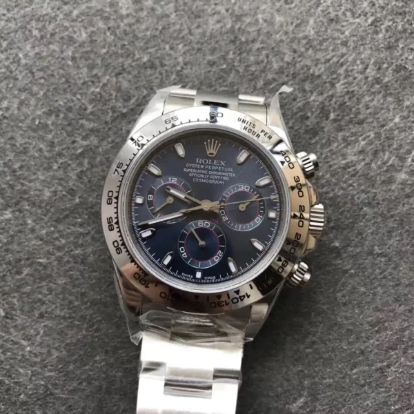 Photo 7 - Daytona Rolex Super Universe Chronograph Daytona ref.116500 Navy Blue Dial