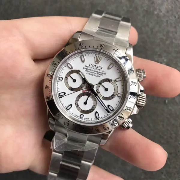 Photo 3 - Daytona Rolex Super Universe Chronograph Daytona ref.116500 Dial White